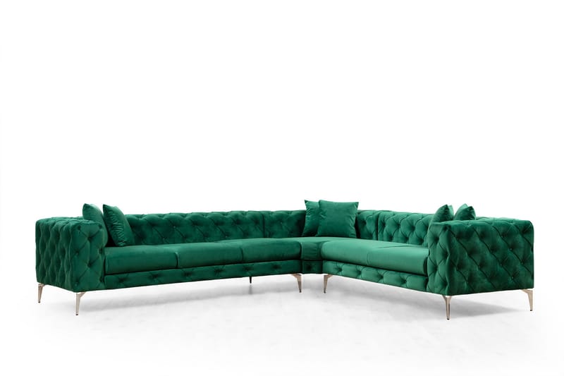 Beachport Hjørnesofa 6-seters - Grønn - Møbler - Sofaer - Hjørnesofa