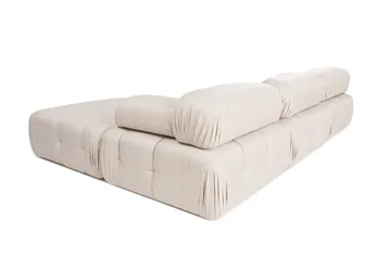 Belgin Hjørnesofa 3-seter - Lyse brun - Møbler - Sofaer - Modulsofaer - Komplett modulsofa