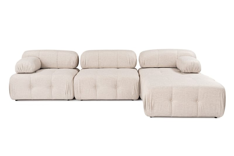 Belgin Hjørnesofa 3-seter - Lyse brun - Møbler - Sofaer - Sofa med sjeselong