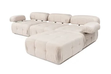 Belgin Hjørnesofa 3-seter - Lyse brun - Møbler - Sofaer - Modulsofaer - Komplett modulsofa