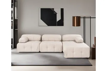 Belgin Hjørnesofa 3-seter - Lyse brun - Møbler - Sofaer - Modulsofaer - Komplett modulsofa
