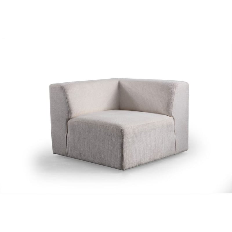 Branorin 6-seters Hjørnesofa med Sjeselong - Kremhvit - Møbler - Sofaer - Hjørnesofa - Hjørnesofa med divan