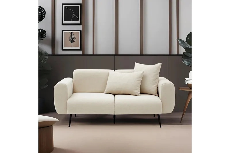 Caseira Hjørnesofa 2-seter, Lysegrå