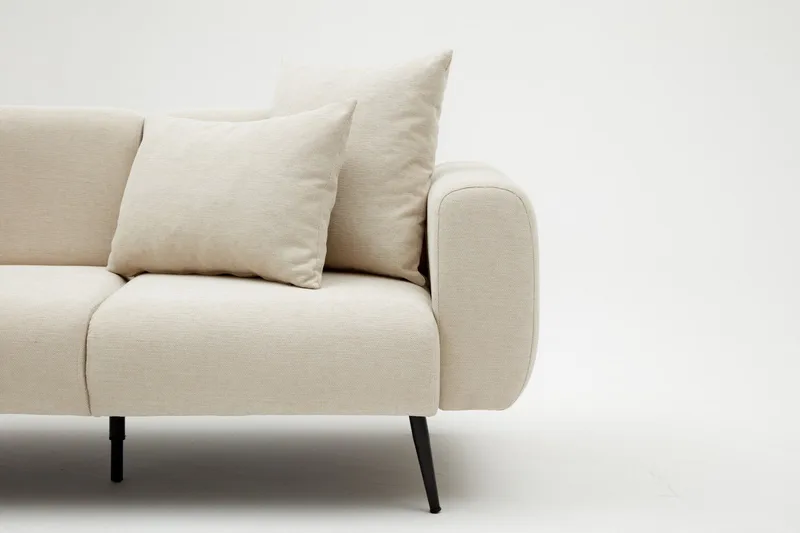 Caseira Hjørnesofa 2-seter - Lysegrå - Møbler - Sofaer - 4 seter sofa