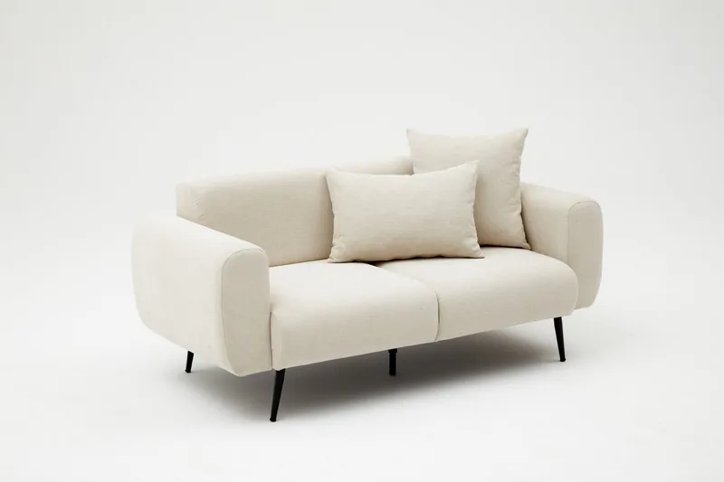Caseira Hjørnesofa 2-seter - Lysegrå - Møbler - Sofaer - 4 seter sofa