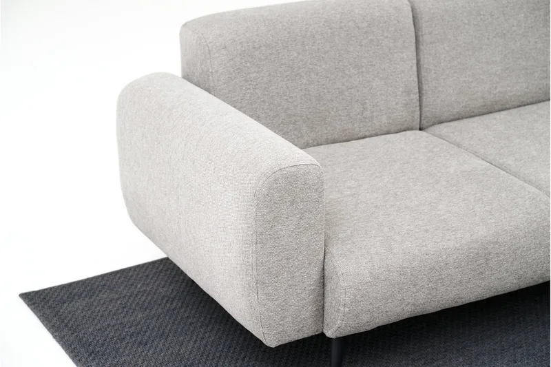 Caseira Hjørnesofa 3-seter - Lysegrå - Møbler - Sofaer - 4 seter sofa