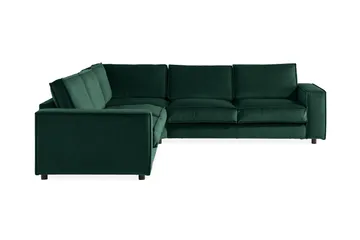 Cloudia Hjørnesofa Fløyel - Grønn - Møbler - Sofaer - Hjørnesofa