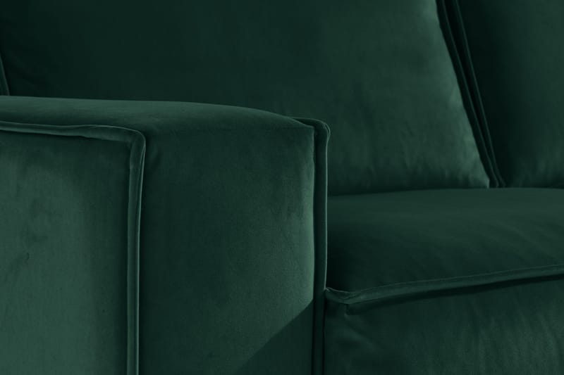 Cloudia Hjørnesofa Fløyel - Grønn - Møbler - Sofaer - Hjørnesofa