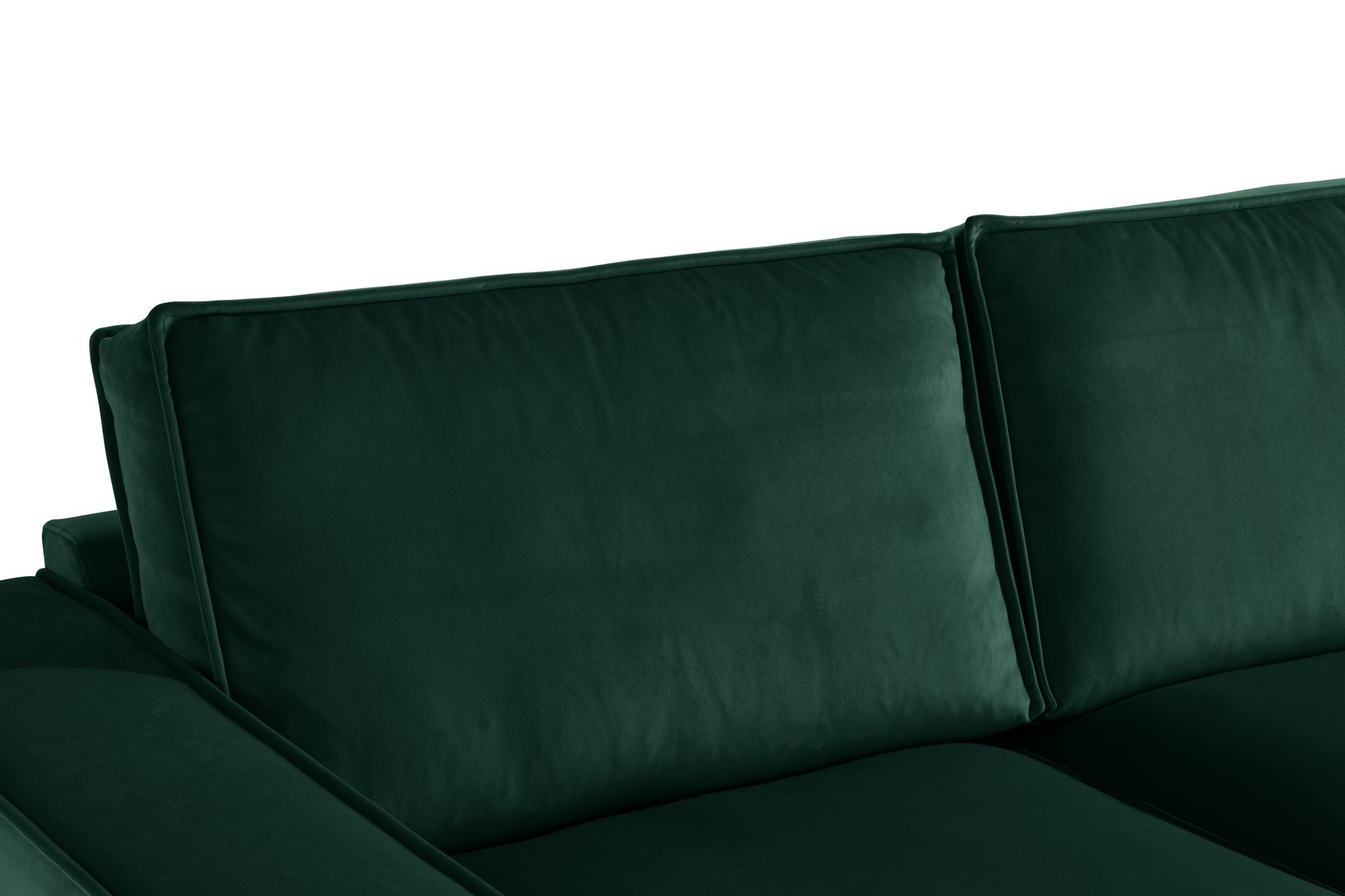Cloudia Hjørnesofa Fløyel - Grønn - Møbler - Sofaer - Hjørnesofa