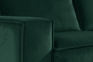 Cloudia Hjørnesofa Fløyel - Grønn - Møbler - Sofaer - Hjørnesofa