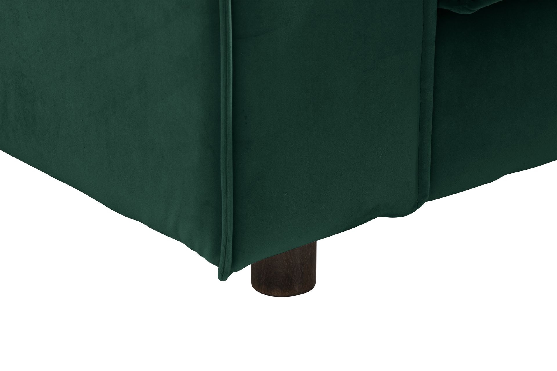 Cloudia Hjørnesofa Large Fløyel - Grønn - Møbler - Sofaer - Hjørnesofa
