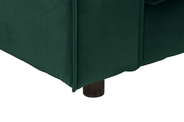 Cloudia Hjørnesofa Large Fløyel - Grønn - Møbler - Sofaer - Hjørnesofa