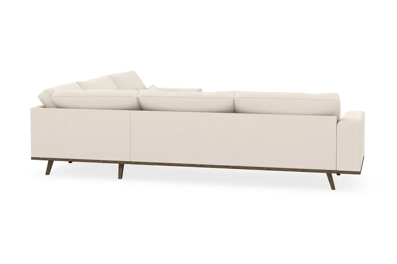 Copenhagen 6-seters L-formet Hjørnesofa i Manchester - Beige - Møbler - Sofaer - Hjørnesofa