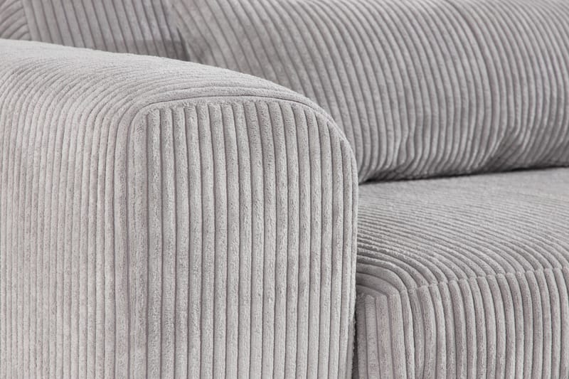 Copenhagen 6-seters L-formet Hjørnesofa i Manchester - Lys grå - Møbler - Sofaer - Hjørnesofa