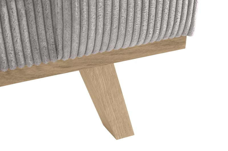 Copenhagen 6-seters L-formet Hjørnesofa i Manchester - Lys grå - Møbler - Sofaer - Hjørnesofa