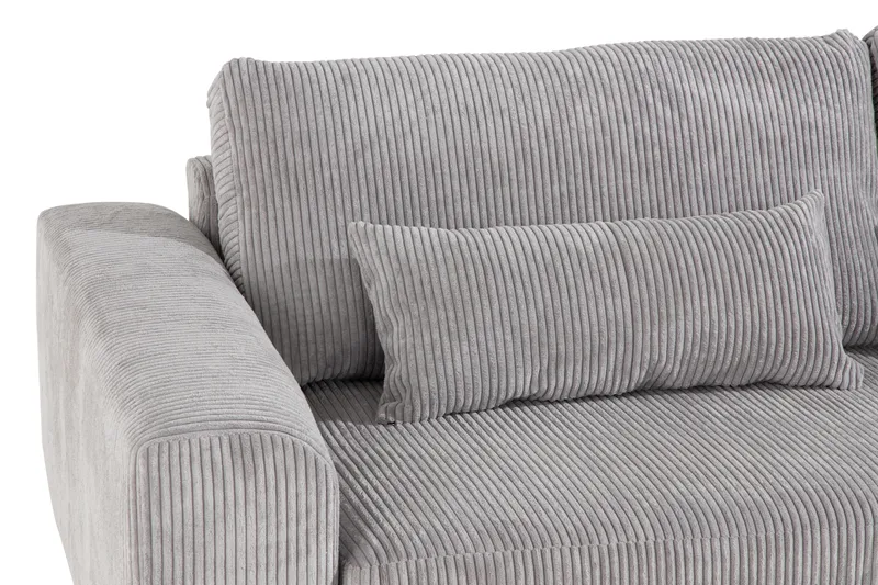 Copenhagen 6-seters L-formet Hjørnesofa i Manchester - Lys grå - Møbler - Sofaer - Hjørnesofa