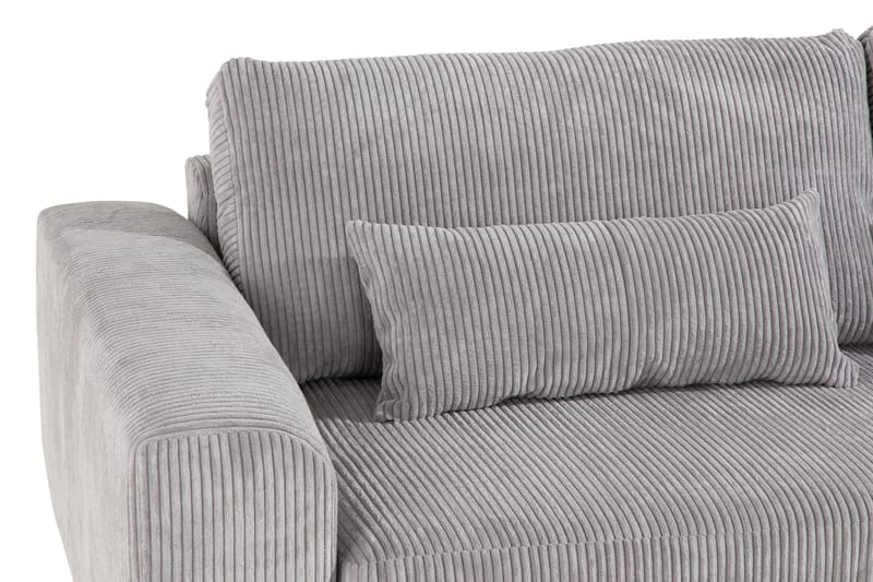 Copenhagen 6-seters L-formet Hjørnesofa i Manchester - Lys grå - Møbler - Sofaer - Hjørnesofa