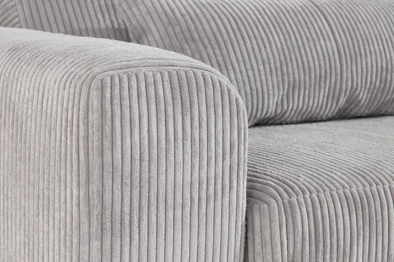 Copenhagen 6-seters L-formet Hjørnesofa i Manchester - Lys grå - Møbler - Sofaer - Hjørnesofa