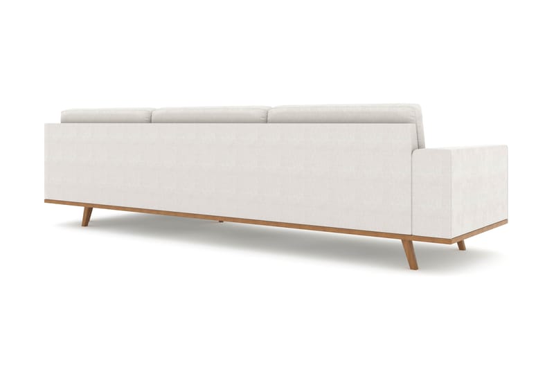 Copenhagen 6-seters L-formet Hjørnesofa i Stoff - Lys grå - Møbler - Sofaer - Hjørnesofa