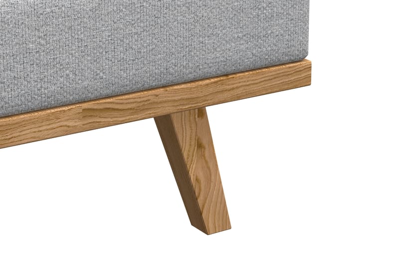 Copenhagen 6-seters L-formet Hjørnesofa i Stoff - Lys grå - Møbler - Sofaer - Hjørnesofa