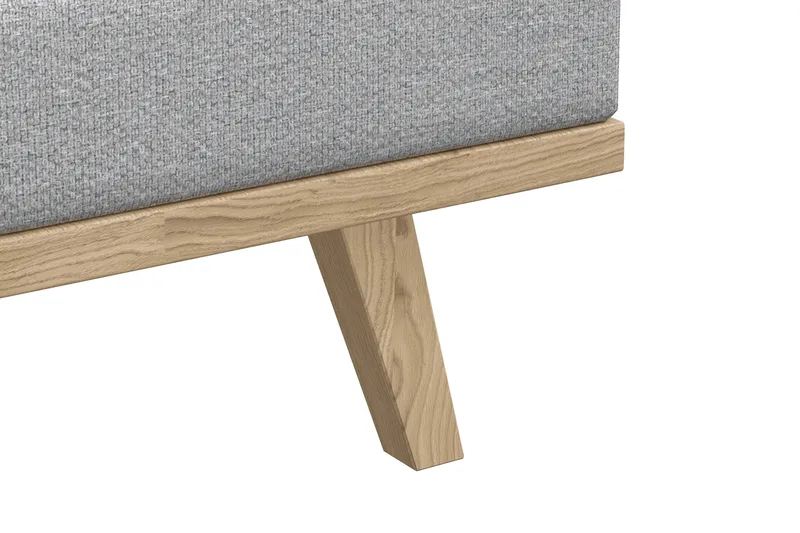 Copenhagen 6-seters L-formet Hjørnesofa i Stoff - Lys grå - Møbler - Sofaer - Hjørnesofa