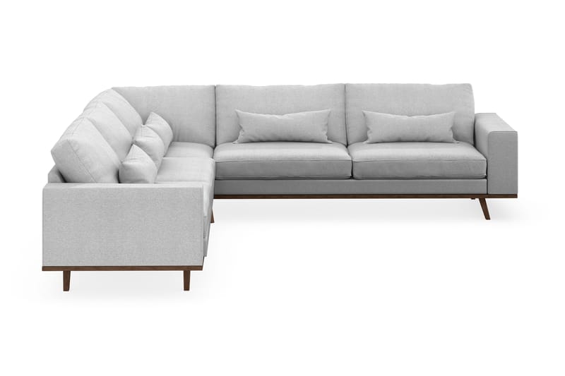Copenhagen 6-seters L-formet Hjørnesofa i Stoff - Lys grå - Møbler - Sofaer - Hjørnesofa