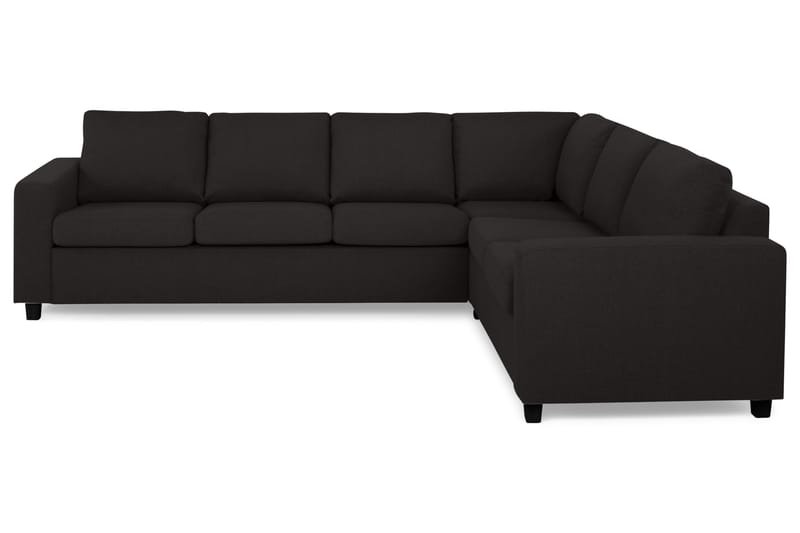 Crazy 5-seters Vendbar L-formet Large Hjørnesofa i Stoff - Antrasitt - Møbler - Sofaer - Hjørnesofa