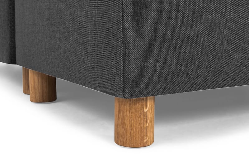 Crazy 5-seters Vendbar L-formet Large Hjørnesofa i Stoff - Antrasitt - Møbler - Sofaer - Hjørnesofa