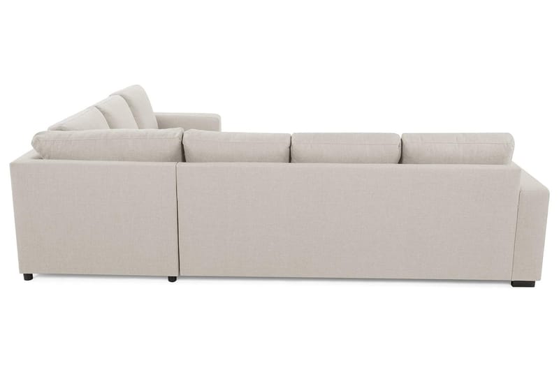 Crazy 5-seters Vendbar L-formet Large Hjørnesofa i Stoff - Beige - Møbler - Sofaer - Hjørnesofa