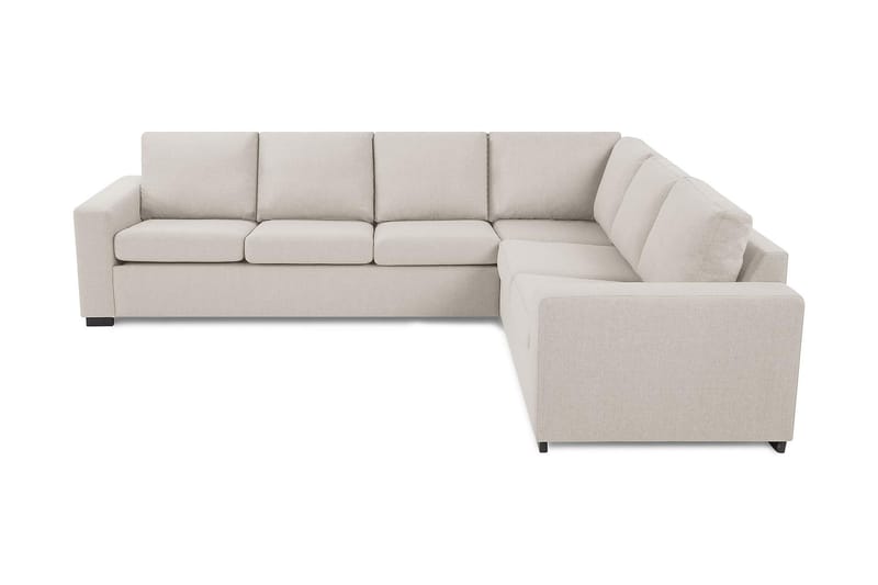 Crazy 5-seters Vendbar L-formet Large Hjørnesofa i Stoff - Beige - Møbler - Sofaer - Hjørnesofa