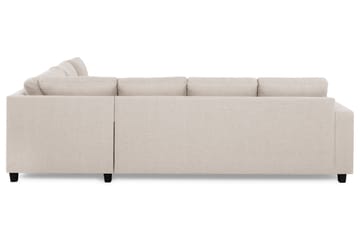 Crazy 5-seters Vendbar L-formet Large Hjørnesofa i Stoff - Beige - Møbler - Sofaer - Hjørnesofa
