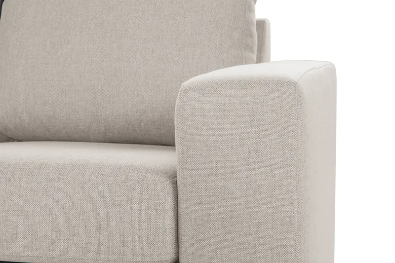 Crazy 5-seters Vendbar L-formet Large Hjørnesofa i Stoff - Beige - Møbler - Sofaer - Hjørnesofa