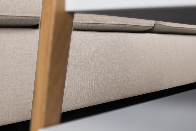 Crazy 5-seters Vendbar L-formet Large Hjørnesofa i Stoff - Beige - Møbler - Sofaer - Hjørnesofa