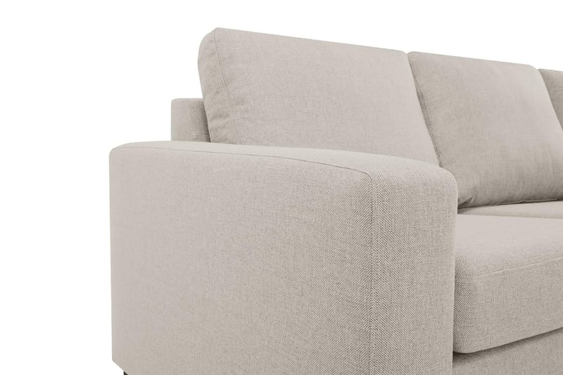 Crazy 5-seters Vendbar L-formet Large Hjørnesofa i Stoff - Beige - Møbler - Sofaer - Hjørnesofa