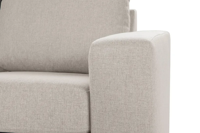 Crazy 5-seters Vendbar L-formet Large Hjørnesofa i Stoff - Beige - Møbler - Sofaer - Hjørnesofa