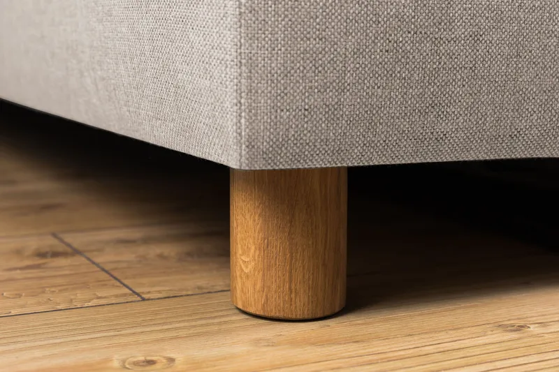 Crazy 5-seters Vendbar L-formet Large Hjørnesofa i Stoff - Beige - Møbler - Sofaer - Hjørnesofa