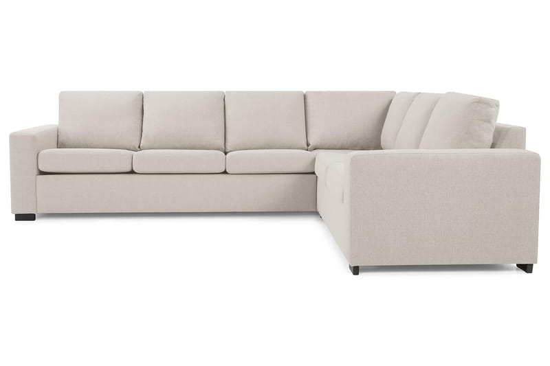 Crazy 5-seters Vendbar L-formet Large Hjørnesofa i Stoff - Beige - Møbler - Sofaer - Hjørnesofa