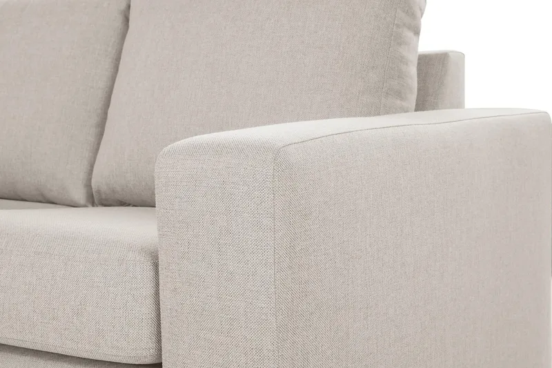 Crazy 5-seters Vendbar L-formet Large Hjørnesofa i Stoff - Beige - Møbler - Sofaer - Hjørnesofa