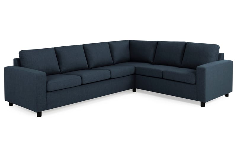 Crazy 5-seters Vendbar L-formet Large Hjørnesofa i Stoff - Blå - Møbler - Sofaer - Hjørnesofa