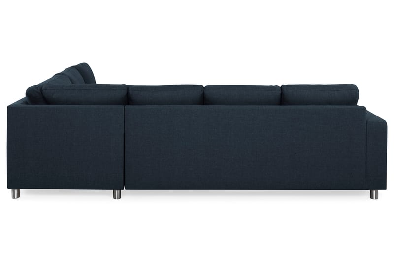 Crazy 5-seters Vendbar L-formet Large Hjørnesofa i Stoff - Blå - Møbler - Sofaer - Hjørnesofa