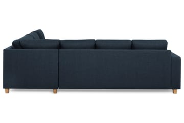 Crazy 5-seters Vendbar L-formet Large Hjørnesofa i Stoff - Blå - Møbler - Sofaer - Hjørnesofa