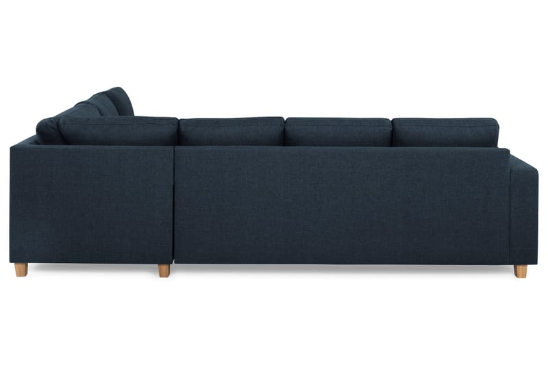 Crazy 5-seters Vendbar L-formet Large Hjørnesofa i Stoff - Blå - Møbler - Sofaer - Hjørnesofa