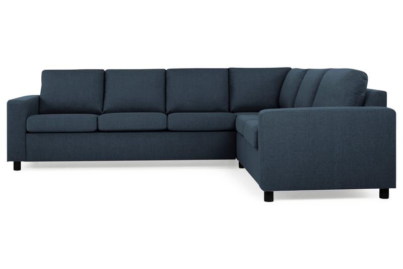 Crazy 5-seters Vendbar L-formet Large Hjørnesofa i Stoff - Blå - Møbler - Sofaer - Hjørnesofa