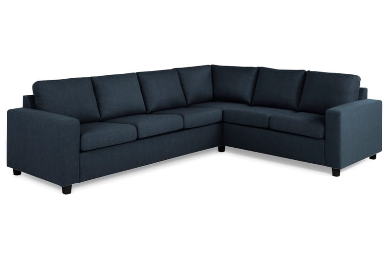 Crazy 5-seters Vendbar L-formet Large Hjørnesofa i Stoff - Blå - Møbler - Sofaer - Hjørnesofa