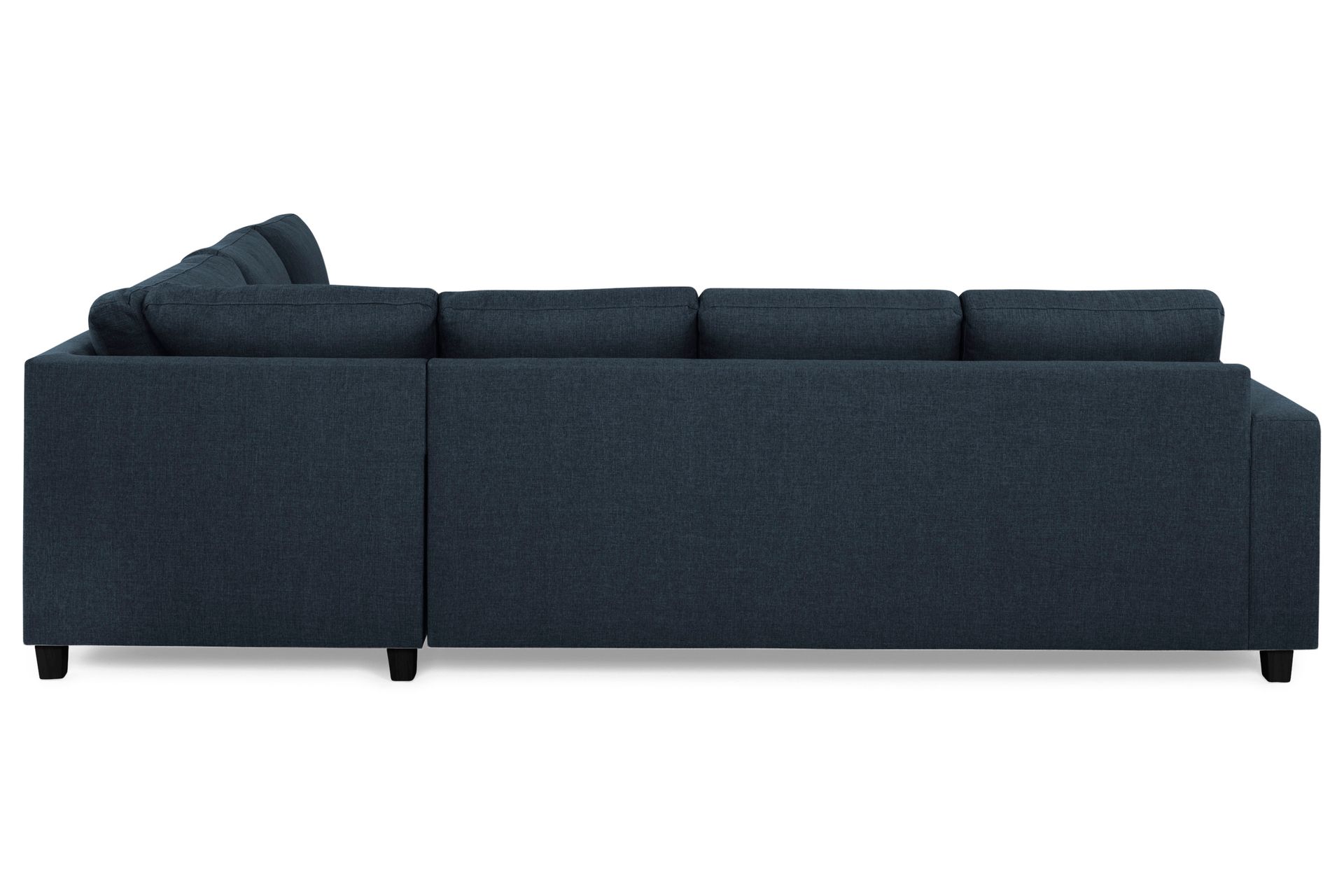 Crazy 5-seters Vendbar L-formet Large Hjørnesofa i Stoff - Blå - Møbler - Sofaer - Hjørnesofa