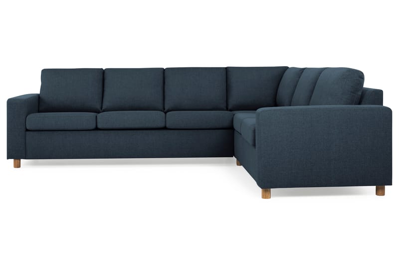 Crazy 5-seters Vendbar L-formet Large Hjørnesofa i Stoff - Blå - Møbler - Sofaer - Hjørnesofa