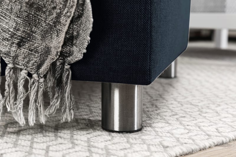 Crazy 5-seters Vendbar L-formet Large Hjørnesofa i Stoff - Blå - Møbler - Sofaer - Hjørnesofa