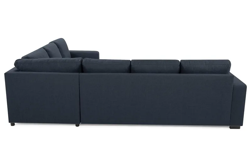 Crazy 5-seters Vendbar L-formet Large Hjørnesofa i Stoff - Blå - Møbler - Sofaer - Hjørnesofa