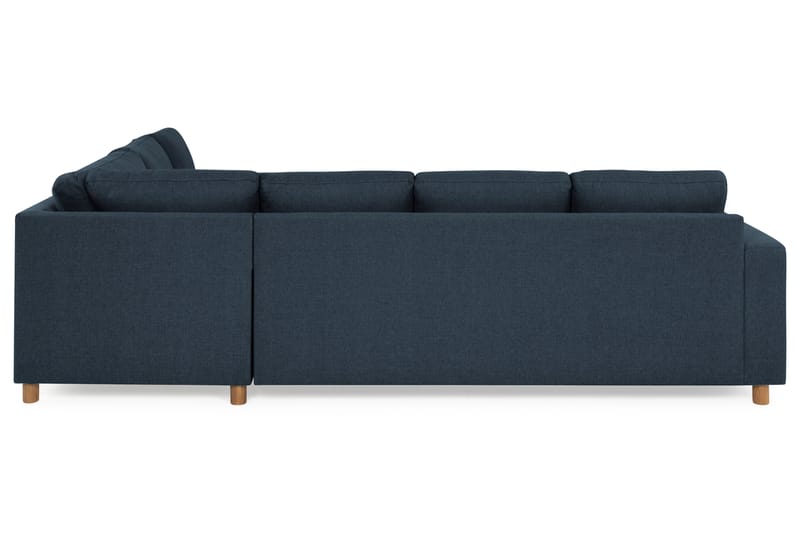 Crazy 5-seters Vendbar L-formet Large Hjørnesofa i Stoff - Blå - Møbler - Sofaer - Hjørnesofa
