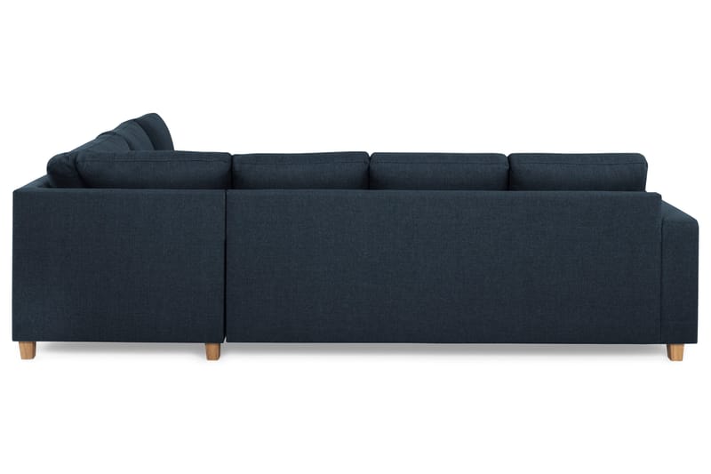 Crazy 5-seters Vendbar L-formet Large Hjørnesofa i Stoff - Blå - Møbler - Sofaer - Hjørnesofa
